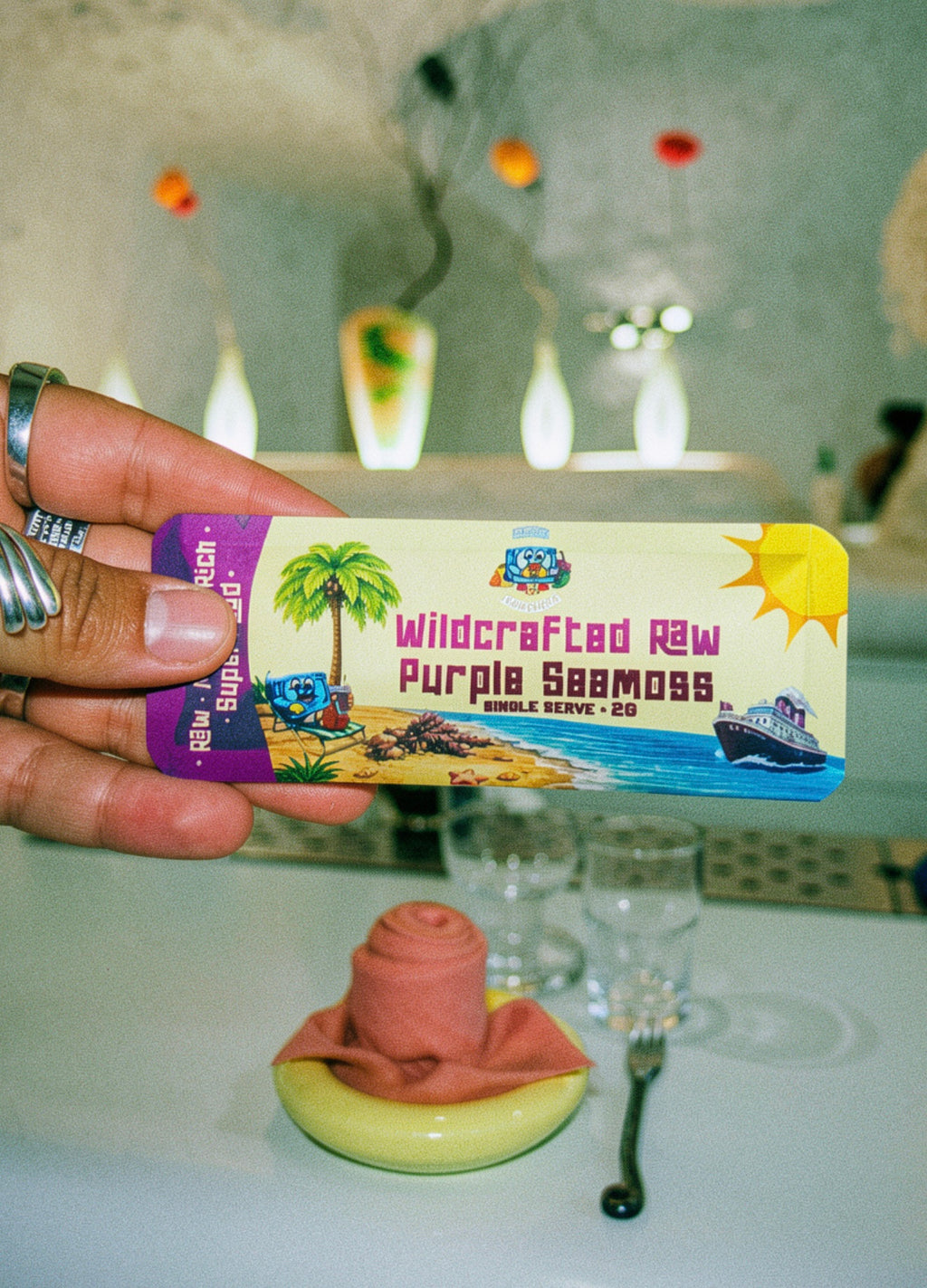 WildCrafted Raw Purple Seamoss Smoothie Boost