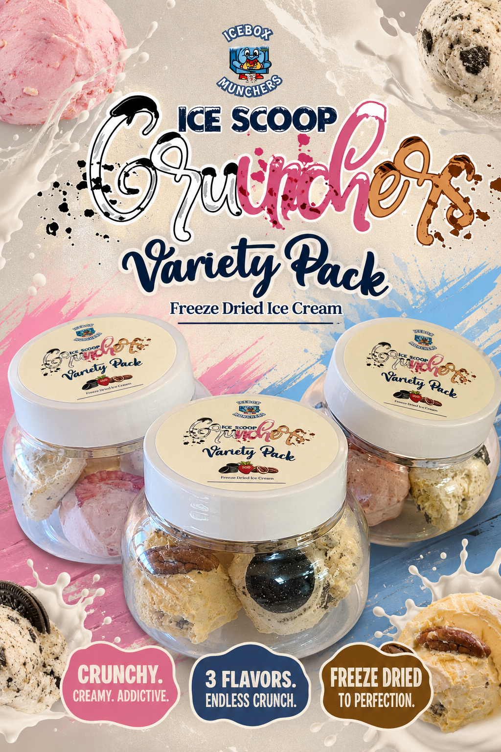 Ice Scoop Crunchers Variety Pack